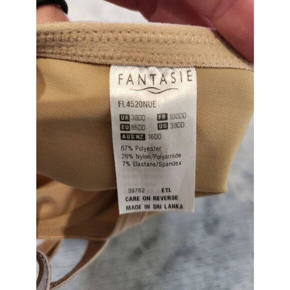 Fantasie Women's Smoothing Balcony Bra Size 38DD FL4520 Nude - Picture 3 of 3